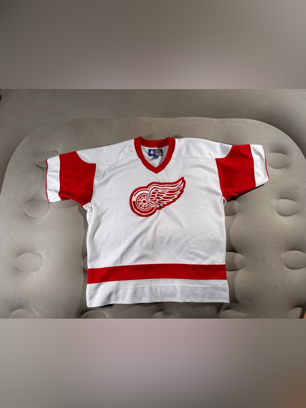 Detroit Red Wings Vintage Starter Retro ShortSleeve Jersey L/XL NHL Rare HTF 90s